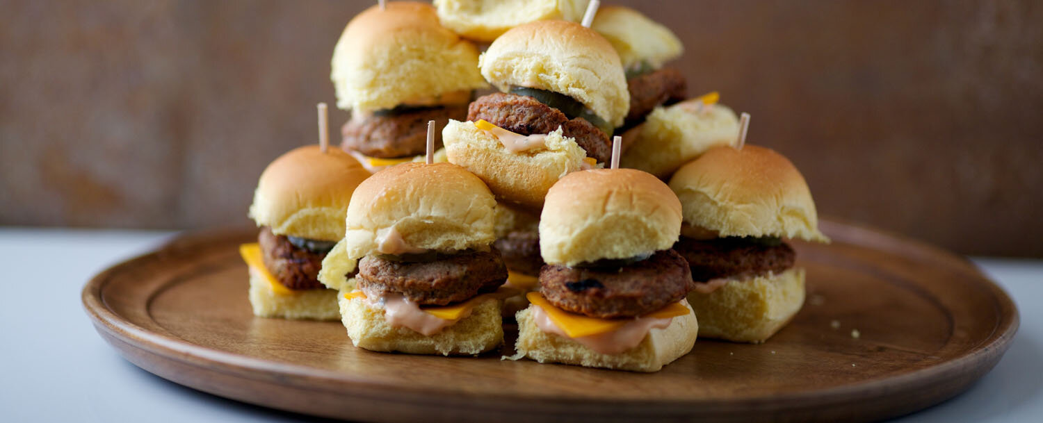 Recipes Turkey Sausage and Cheese Sliders Applegate